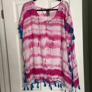 Tie dye coverup- price drop tonight